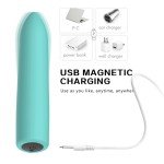 Waterproof 10 Modes Quiet Powerful Handheld Electric Bullet Tool，Bullet Massage Rod Travel Portable Silicone Massage Ball for Women LBZ111112