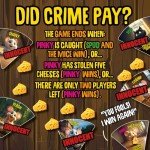 WHO STOLE MY CHEESE? New for 2025! Think 'Traitors' for kids! A party board game for BIG EARED detectives 4-8 player, ages 5 to adult - Are you an innocent mouse? or PINKY the cheese snatching thief?