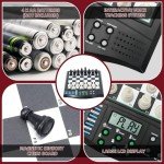 CNSENIOR Talking Chess Academy Board - AI Electronic Chess Set with Voice Tutor, Magnetic,Portable Travel Game, Ideal for Brain Training, Chess Computer for Kids and Adult, Beginners,All Level Players
