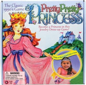 Pretty Princess Board Game - Family Game Night Kids Adults NO READING REQUIRED