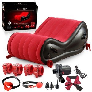 Inflatable Sex Chair Kit Handcuffs Adult Bedroom BDSM Toys Sex Restraints