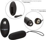 Silicone Remote Bullet Vibrator, Waterproof 12-Functions Silicone Massager with 