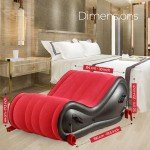 Inflatable Sex Chair Kit Handcuffs Adult Bedroom BDSM Toys Sex Restraints