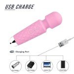 Upgraded Back Muscle Massager - Multiple speeds and Modes Available - Mini Size fits Back of arms (Peach Pink)...