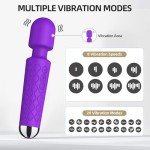 YIBINKG Handheld Wireless Vibrat.o.r Vibrates Vidrater Sale for Women Ra.bbit S.ex S.t.imulator Adults Toys Vibrantoror Vibrabrater Vibratorter Toys4Women Toys4couples Silent 20 * 8 Mode (Purple)