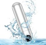 YIBINKG Mini Quiet Bull.et vibrabrater with USB Charger Ad.ults Toys Vibta.te.rs for Women S.ex Toys4Women,Vibrantorors for Women Travel Gift Waterproof Massage 10 Mode (Sliver)