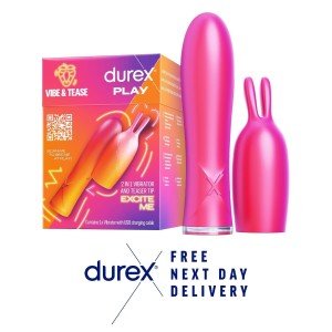 Durex Vibrator 2-in-1 with Teaser Tip