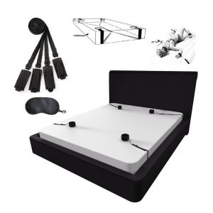 Sex Adult Game Toys Tool Sensuality Bondage Rope SM Nylon Belt & Eye Mask Kits