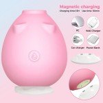 Waterproof-Rose-Vibrator-Clit-Nipple-Sucker-Women-Massager-Toy-use Lubricant US