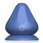 Suction Cup Cordless Personal Massager Mountable Self Massage Tool, Handheld Powerful 8 Vibrations Massage Tool for Hand, Neck, Shoulder Back Massager Body Relief (Blue)