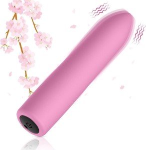 Women Mini powerful Bullet Shape 10 Speed Vibrating Remote Massage Rechargeable