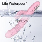 10 Vibration Mode Rotating Massager Powerful MultiSpeed Women Toy Waterproof