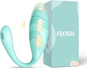 Thrusting Egg Vibrator, Mute Remote Control Vibrator with 9 Thrusting & Vibratin