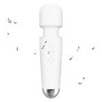 SSKDBFJG Upgraded Mini Massager - Powerful-Quiet-Portable - Multiple speeds and Modes (White)