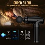 OLsky Massage Gun Deep Tissue, Handheld Electric Muscle Massager, High Intensity Percussion Massage Device for Pain Relief with 9 Attachments & 30 Speed(Black)