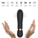 Powerful Quiet 10 Modes Massage Stick for Relaxion Pleasure，Waterproof Rechargble Handheld Electric Travel Pocket Portable Massage BFE25122
