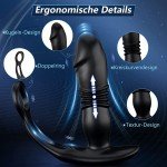 Remote Powerful Flapping Prostate Massager Dual Motor Male Waterproof Vibrator