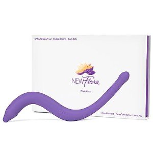 NewFlora Pelvic & Perineal Massage Wand for Women & Men, S Shaped Massager Tool for Pelvic Floor Tension Release