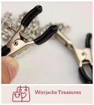 Nipple Clamps Chain Adult Sex Toy Fetish Adjustable Clamps Erotic Kink BDSM Fun