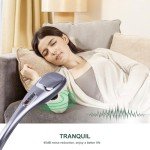 MEGAWISE Massager Handheld Deep Tissue Neck Back Massager for Shoulders, Waist, Legs, 3600 RPM Powerful Motor Electric Neck Massager with 5 Nodes & 5 Speeds, Robust Design