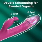 New Rabbit Ears Pleasure Toy 10 Powerful Modes Adult Toys for Women Portable Pleasure Gifts Fun Women Toys Most Pleasure Machine Woman Waterproof Quiet Cheap Men Soft Sensory Accessories GB3HJA