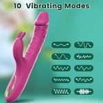New Rabbit Ears Pleasure Toy 10 Powerful Modes Adult Toys for Women Portable Pleasure Gifts Fun Women Toys Most Pleasure Machine Woman Waterproof Quiet Cheap Men Soft Sensory Accessories GB3HJA