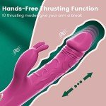 New Rabbit Ears Pleasure Toy 10 Powerful Modes Adult Toys for Women Portable Pleasure Gifts Fun Women Toys Most Pleasure Machine Woman Waterproof Quiet Cheap Men Soft Sensory Accessories GB3HJA