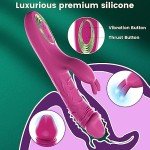 New Rabbit Ears Pleasure Toy 10 Powerful Modes Adult Toys for Women Portable Pleasure Gifts Fun Women Toys Most Pleasure Machine Woman Waterproof Quiet Cheap Men Soft Sensory Accessories GB3HJA