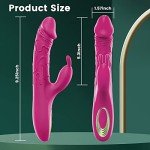 New Rabbit Ears Pleasure Toy 10 Powerful Modes Adult Toys for Women Portable Pleasure Gifts Fun Women Toys Most Pleasure Machine Woman Waterproof Quiet Cheap Men Soft Sensory Accessories GB3HJA