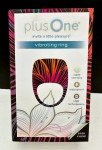 Plus One Vibrating Ring 10-Setting Waterproof Purple Silicone USB Rechargeable