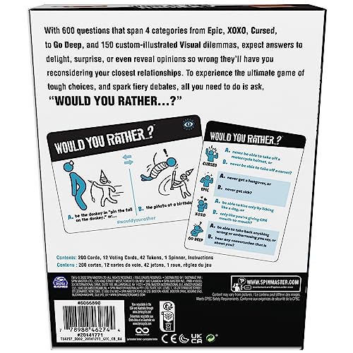 Would You Rather? Fun Card Game for Parties