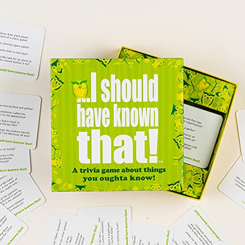 I Should Have Known That! Family Trivia Game