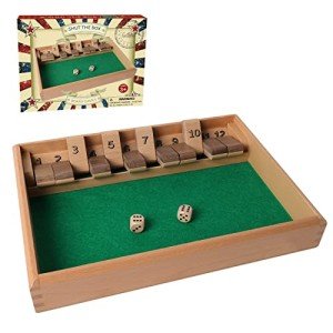 Shut The Box Wooden Dice Game for Everyone