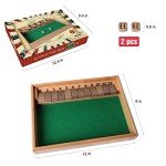 Shut The Box Wooden Dice Game for Everyone