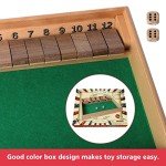 Shut The Box Wooden Dice Game for Everyone