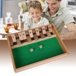 Shut The Box Wooden Dice Game for Everyone