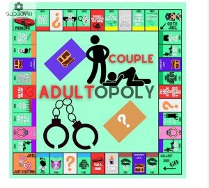 Adult Couple Game Night: Monopoly Game