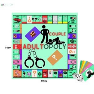 New Adult Board Game,Couple Adult Opoly Board Game,Adult Couples Board Games