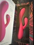 Plus One Dual Vibrating Massager - Rechargeable, Waterproof, Passion Pink (6704)