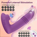 Wearable-Thrusting-Vibrator-Massager-Sucking-Toys-For Women-Remote-Lubricants