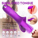 Clit-Licking-Vibrator-Tongue-Oral-Massager-Rechargeable Women Toys use Lubricant