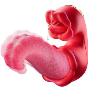 Sucking Toy Female Rechargeable Adult Toy - Strong Tongue Sucking and Licking G Sucking Toy Female Couple Panty Stimulation 56DN74