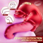 Sucking Toy Female Rechargeable Adult Toy - Strong Tongue Sucking and Licking G Sucking Toy Female Couple Panty Stimulation 56DN74
