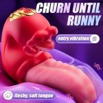 Sucking Toy Female Rechargeable Adult Toy - Strong Tongue Sucking and Licking G Sucking Toy Female Couple Panty Stimulation 56DN74