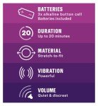 Durex Intense Vibrations Cock Ring - Vibrating Stimulation for Him Sex Toy