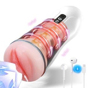 Male Mastusbafor Electric Mastuberater Machine Toy Sucking Men Masturebstor Machine Thrusting Machine Devices Suction Adult Toy Machine Pocket Puzzy 3D Realistic Vibrantorors for Women
