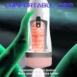 Male Mastusbafor Electric Mastuberater Machine Toy Sucking Men Masturebstor Machine Thrusting Machine Devices Suction Adult Toy Machine Pocket Puzzy 3D Realistic Vibrantorors for Women