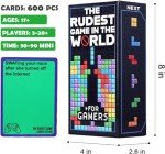 Eshyer The Rudest Game in The World Table Cards Game Matching Pairing Board Games Perfect for Friends Gathering Party Celebration for Adults (Black Box for Gamers)