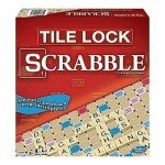 SCRABBLE Tile Lock Rotating Crossword Game - Family Game Night Kids 8+ & Adults