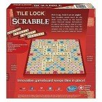 SCRABBLE Tile Lock Rotating Crossword Game - Family Game Night Kids 8+ & Adults